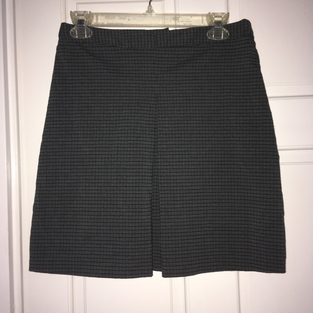Free People gray/blue plaid checkered mini skirt